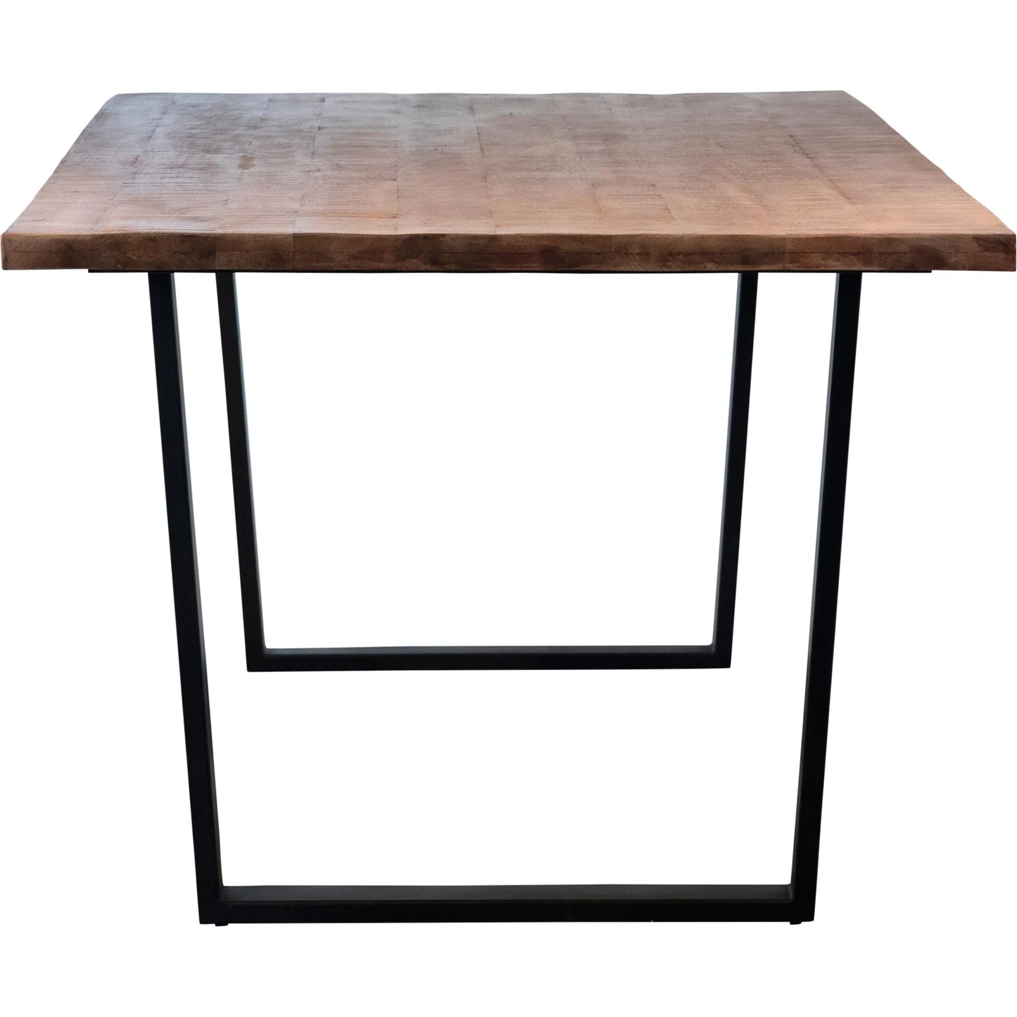 003 SI-2351185 | Additional Silo | Braeden Dining Table by Arch & Plane in medium brown sealed top, black base. Made from acacia wood top, iron base in a traditional style.