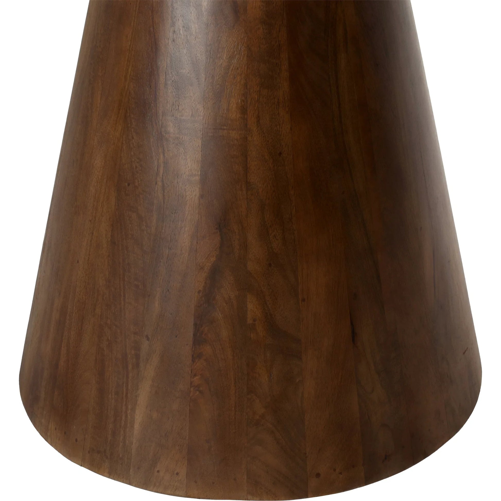 Mathias Dining Table by Arch & Plane in medium brown. Made from mango wood in a transitional style.