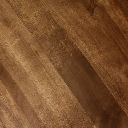 Mathias Dining Table by Arch & Plane in medium brown. Made from mango wood in a transitional style.