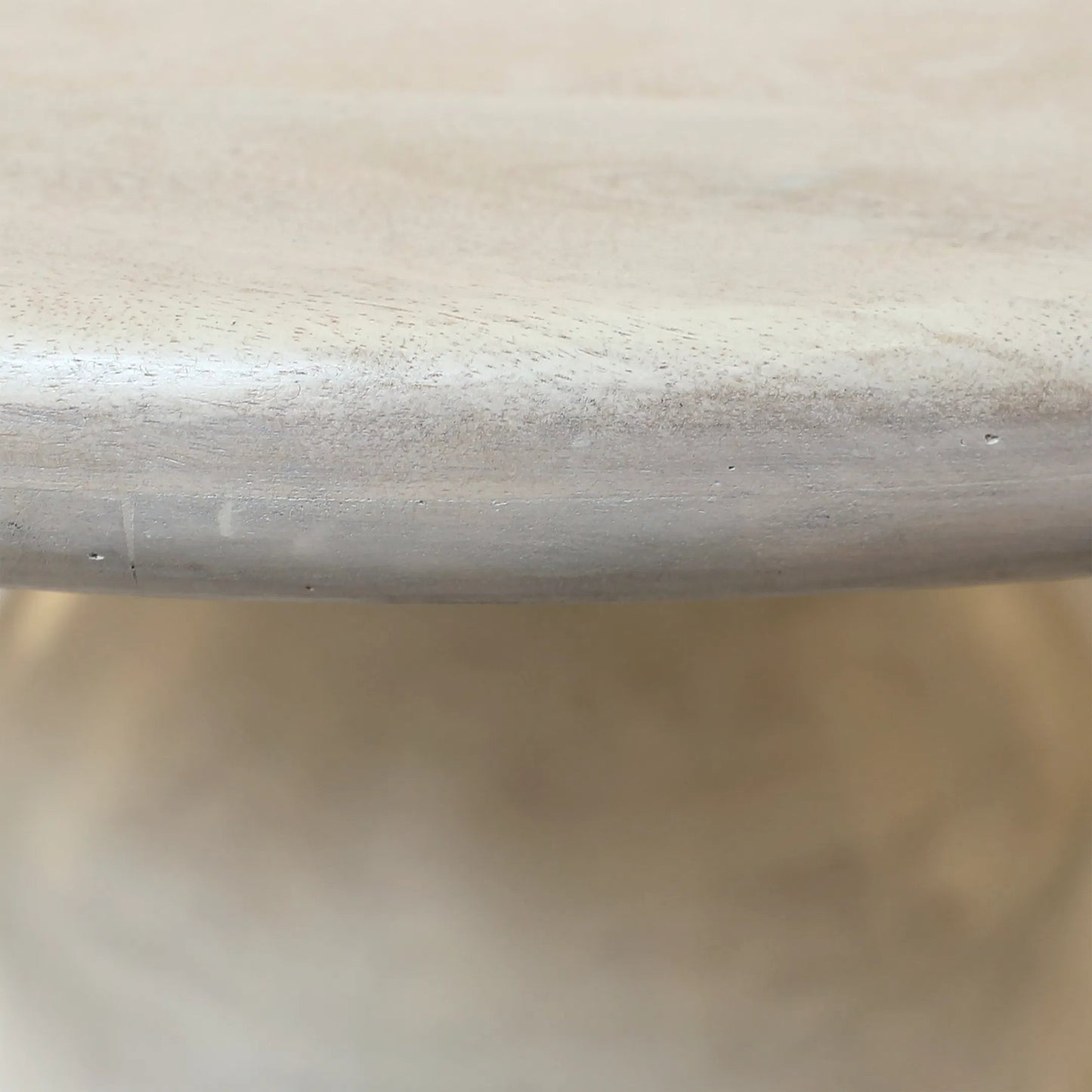 002 SI-2351194 | Closeup | Leann Dining Table by Arch & Plane in whitewash. Made from mango wood in a modern style.