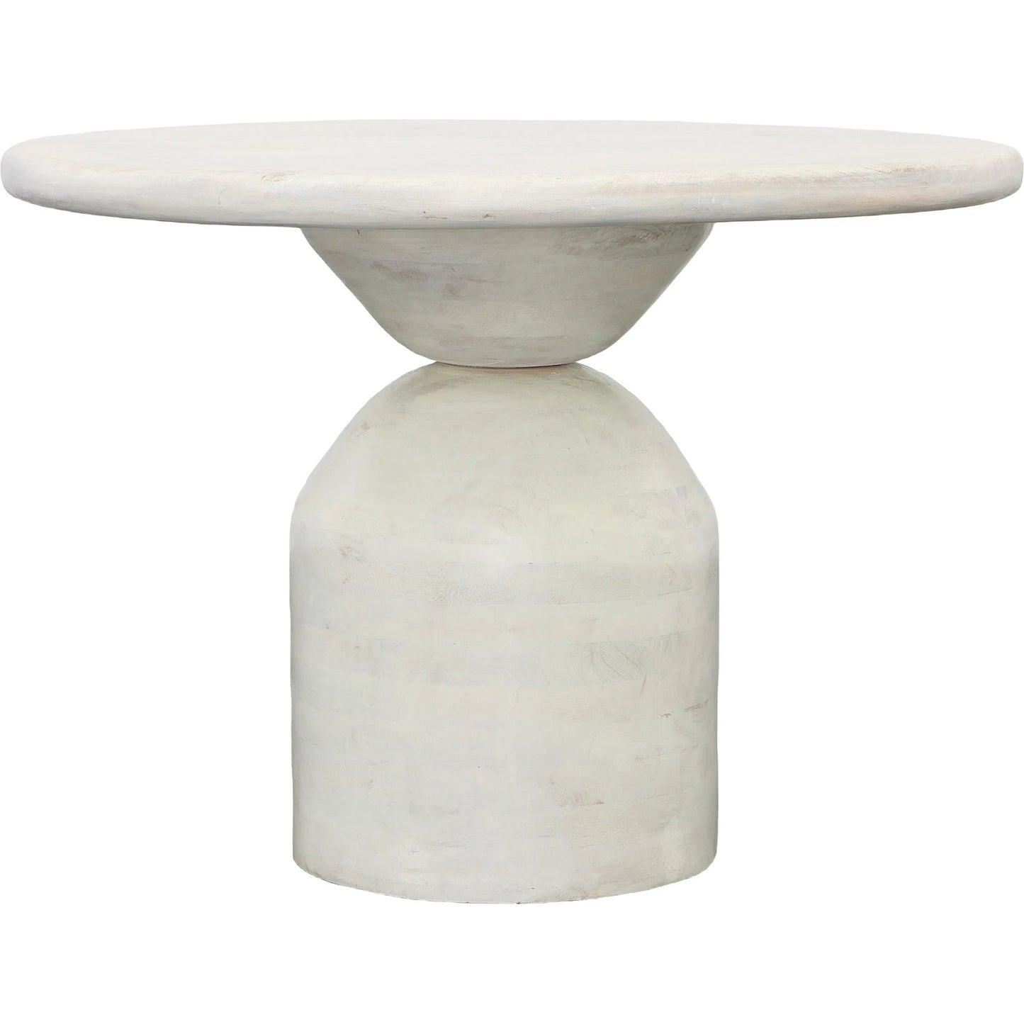 001 SI-2351194 | Primary Silo | Leann Dining Table by Arch & Plane in whitewash. Made from mango wood in a modern style.