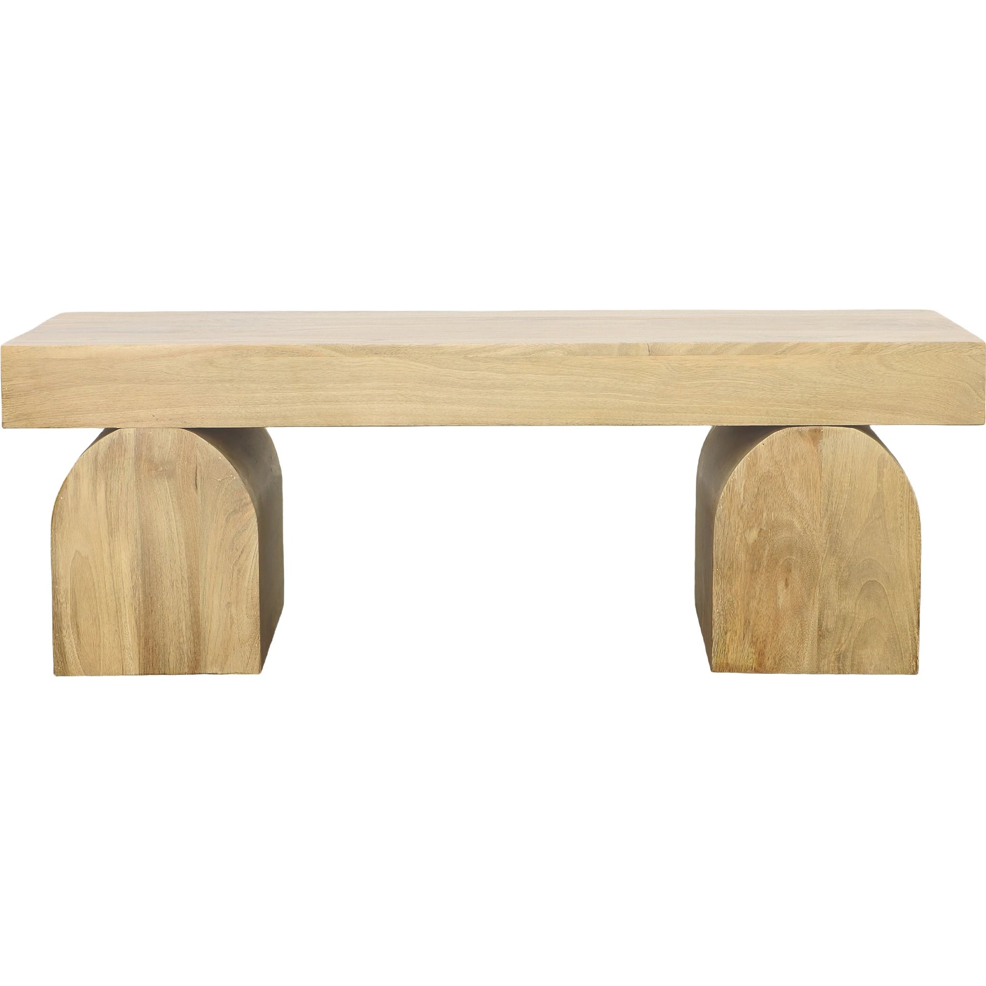 Susanne Coffee Table by Arch & Plane in light natural. Made from mango wood in a transitional style.