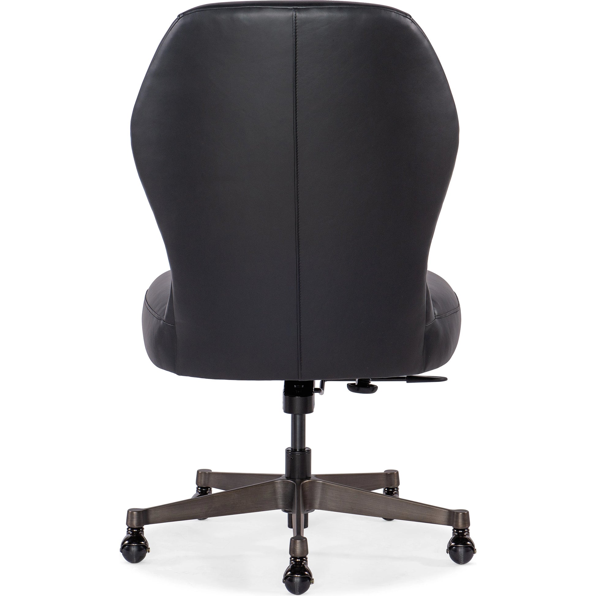 Executive Swivel Tilt Chair by Hooker Furniture in gunmetal. Made from unique in a modern style.