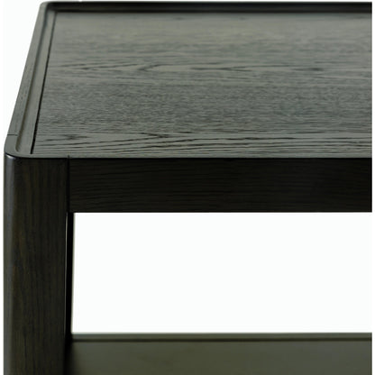 Shaye End Table by Surya. Made from top: wood veneer, manufactured wood, base: oak in a modern style.