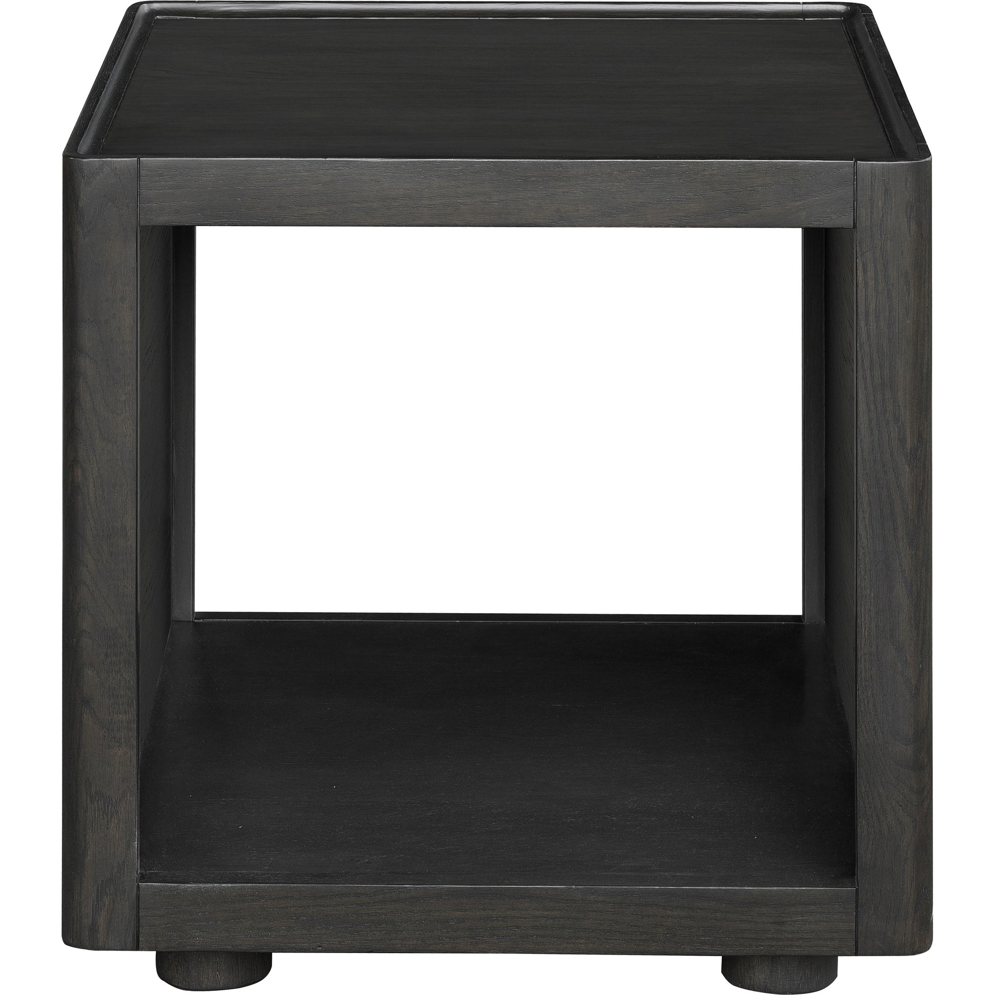 Shaye End Table by Surya. Made from top: wood veneer, manufactured wood, base: oak in a modern style.
