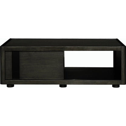 Shaye Coffee Table by Surya. Made from top: wood veneer, manufactured wood, steel, base: oak in a modern style.