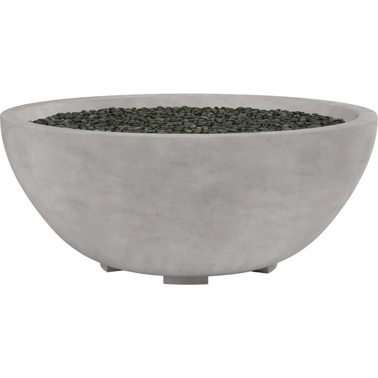 001 SI-2167252 | Primary Silo | 41" Outdoor Fire Bowl by Sunset West in gravelstone. Made from gfr concrete in a modern style.