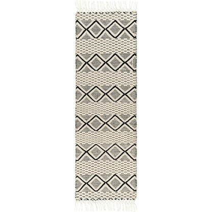 Saint Clair Rug - 27901 by Surya in black, cream. Made from 100% new zealand wool in a unique style.
