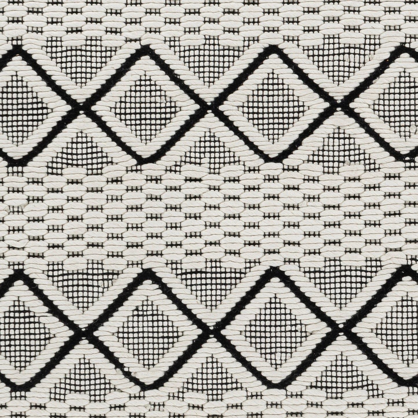 005 SI-1890048,SI-1890050,SI-1890052,SI-1890053 | Closeup | Saint Clair SIC-2301 Rug by Surya in black, cream. Made from 100% new zealand wool in a unique style.