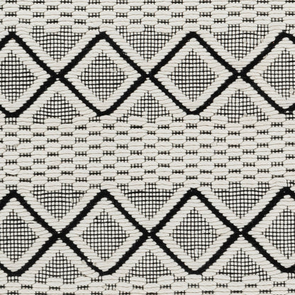 Saint Clair Rug - 27901 by Surya in black, cream. Made from 100% new zealand wool in a unique style.