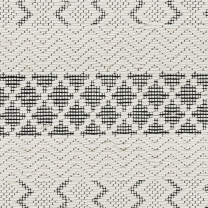 Saint Clair Rug - 27902 by Surya in black, cream. Made from 100% new zealand wool in a unique style.