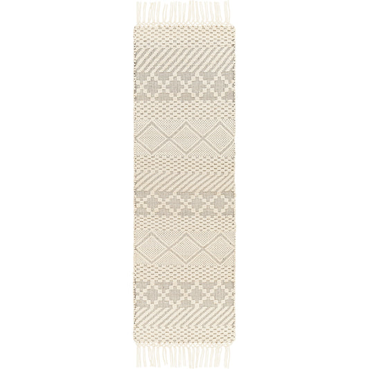 Saint Clair Rug - 27903 by Livabliss in cream, black. Made from 100% new zealand wool in a unique style.