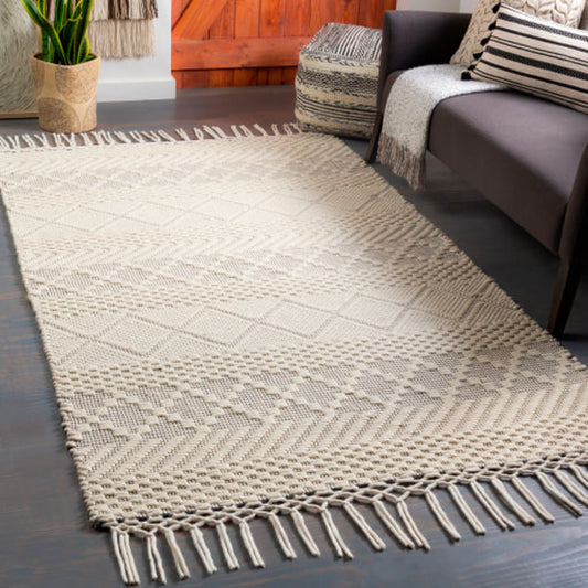 Saint Clair Rug - 27903 by Livabliss in cream, black. Made from 100% new zealand wool in a unique style.