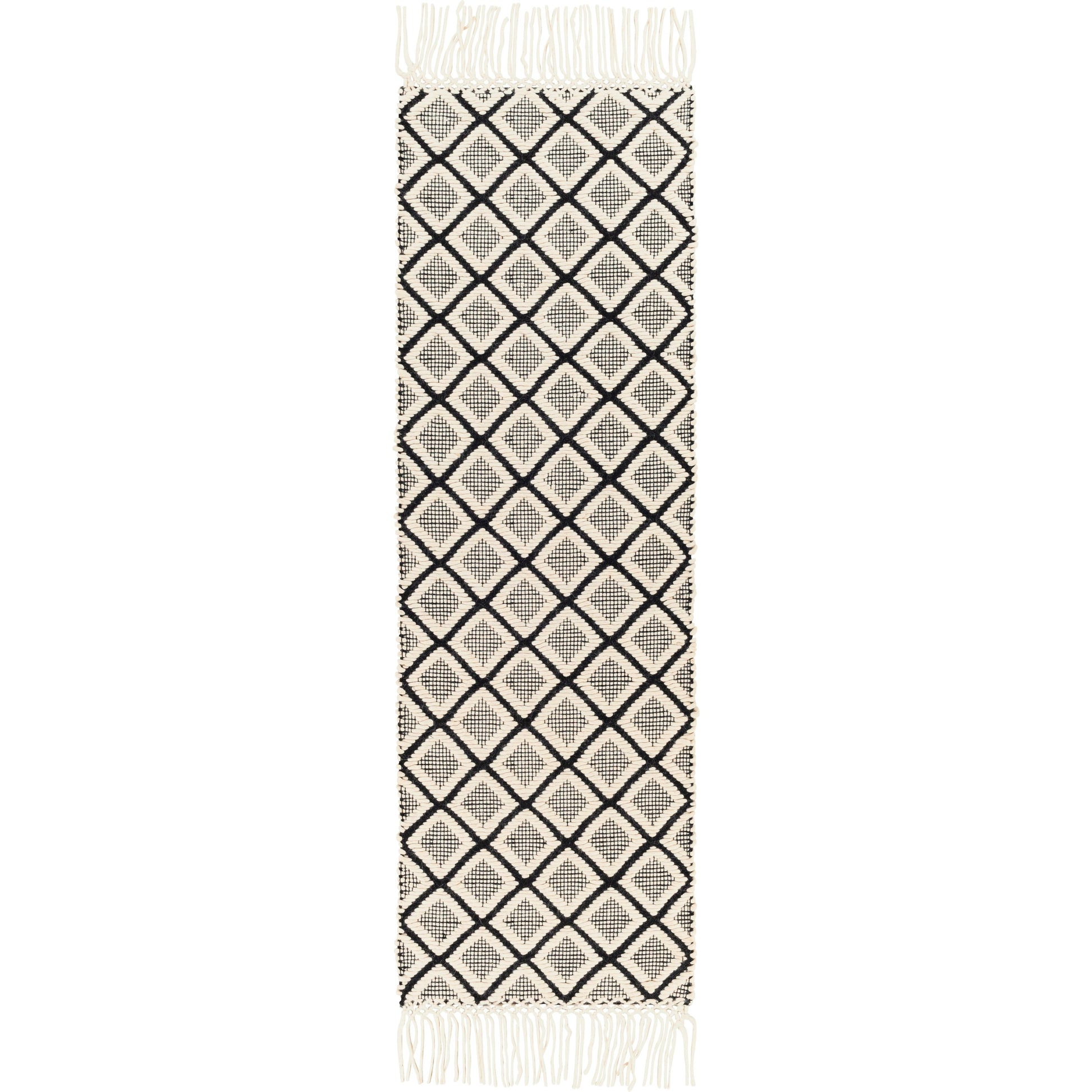 Saint Clair Rug - 27904 by Surya in black, cream. Made from 100% new zealand wool in a unique style.