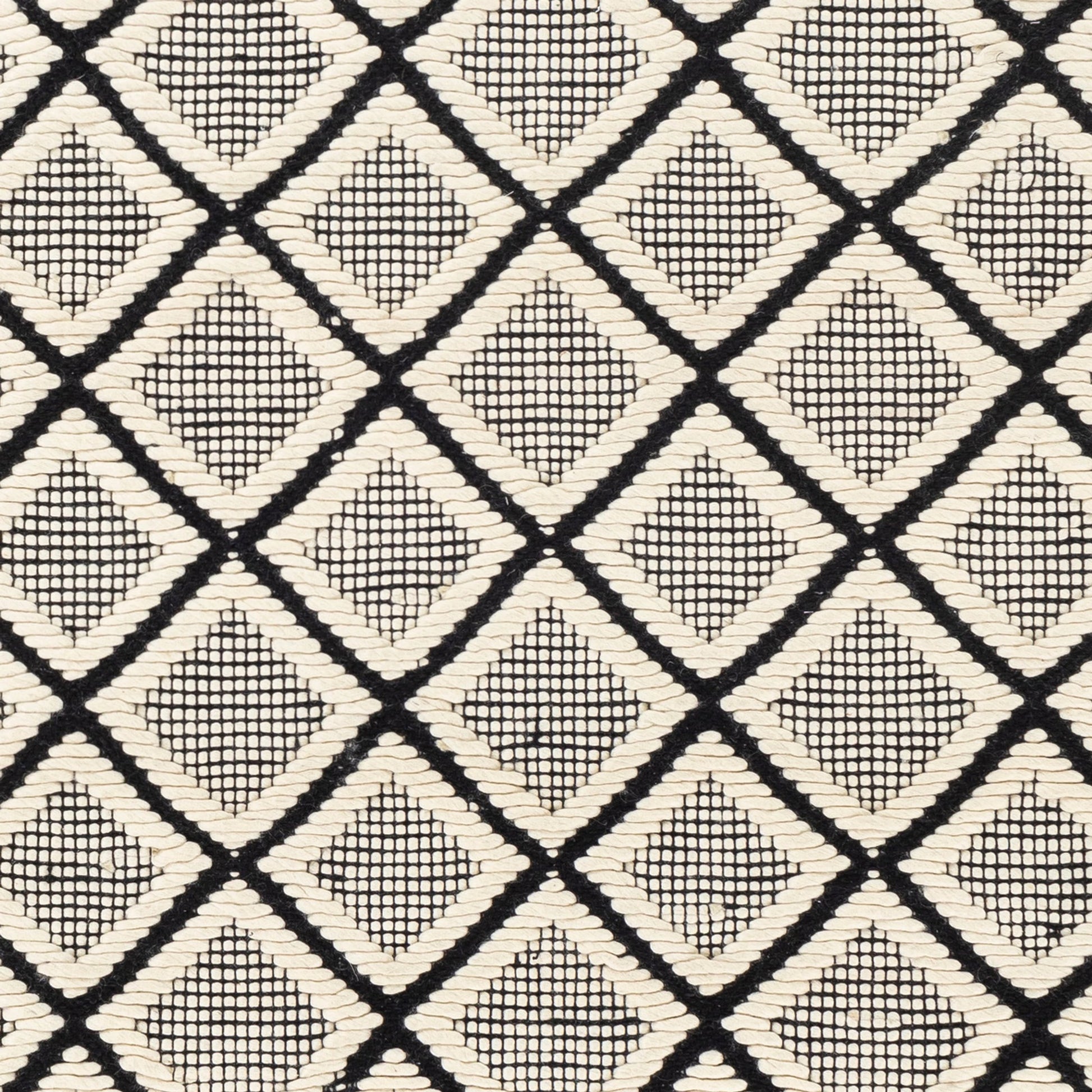 Saint Clair Rug - 27904 by Surya in black, cream. Made from 100% new zealand wool in a unique style.