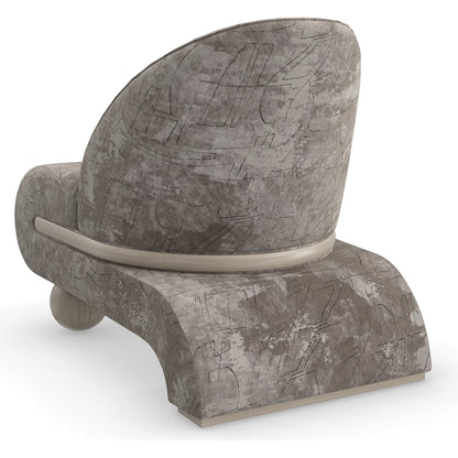 Bora Bora Accent Chair by Caracole in sabbia. Made from ash, japanese sen in a eclectic & global style.