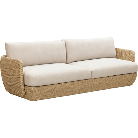 Siesta Outdoor Sofa by LH Imports in beige and natural. Made from unique in a unique style.