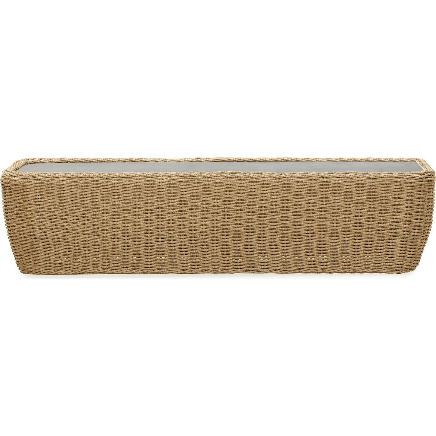 003 SI-2452952 | Additional Silo | Siesta Outdoor Coffee Table by LH Imports in grey and natural. Made from unique in a rustic style.