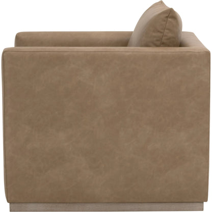 Siena Plinth Base Swivel Club Chair by Essentials For Living. Made from solid oak wood, mdf, plywood, metal in a transitional style.