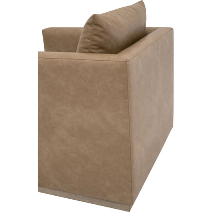 Siena Plinth Base Swivel Club Chair by Essentials For Living. Made from solid oak wood, mdf, plywood, metal in a transitional style.