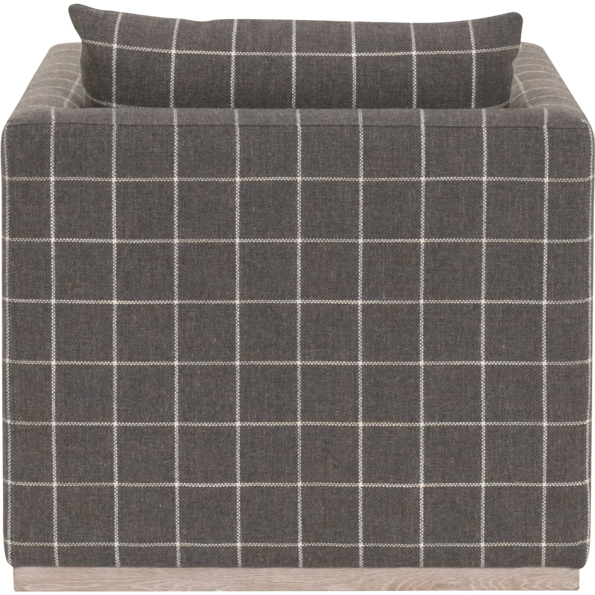 Siena Plinth Base Swivel Club Chair by Essentials For Living. Made from solid oak wood, mdf, plywood, metal in a transitional style.