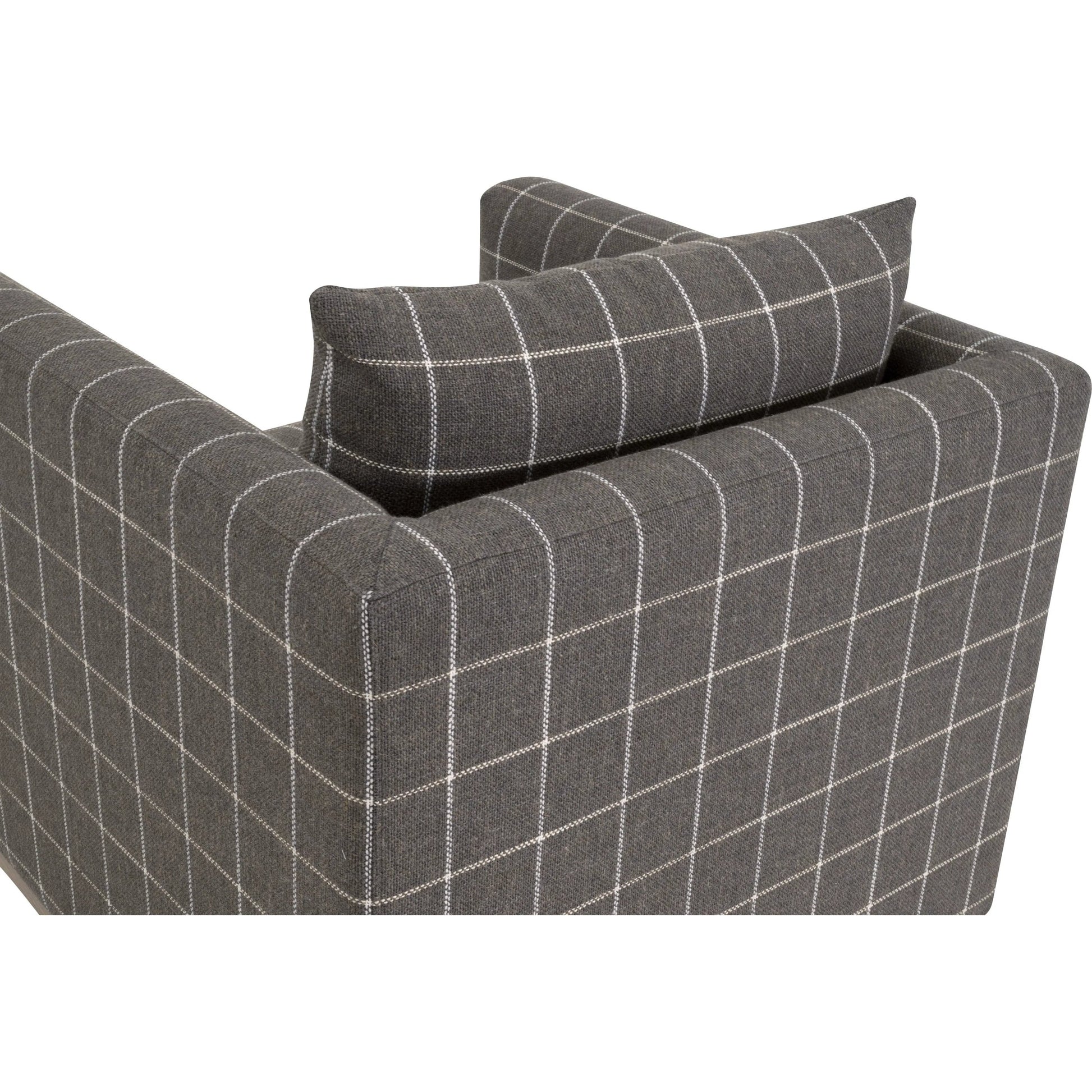 Siena Plinth Base Swivel Club Chair by Essentials For Living. Made from solid oak wood, mdf, plywood, metal in a transitional style.