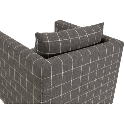 Siena Plinth Base Swivel Club Chair by Essentials For Living. Made from solid oak wood, mdf, plywood, metal in a transitional style.