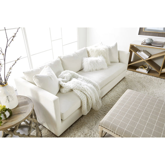 Siena Sofa by Essentials For Living in livesmart machale ivory and natural gray oak. Made from solid oak wood, mdf, plywood, 100% polyester fabric, foam, feather in a modern style.