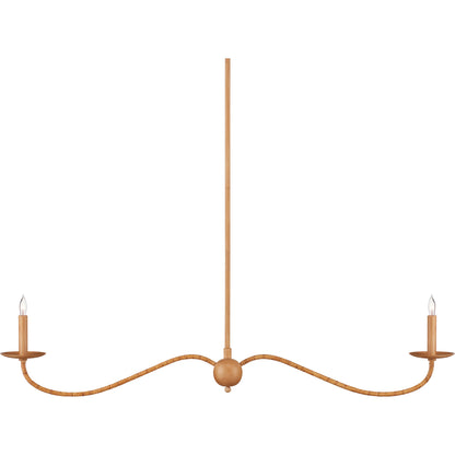 Saxon Linear Chandelier by Currey and Company. Made from unique in a modern style.