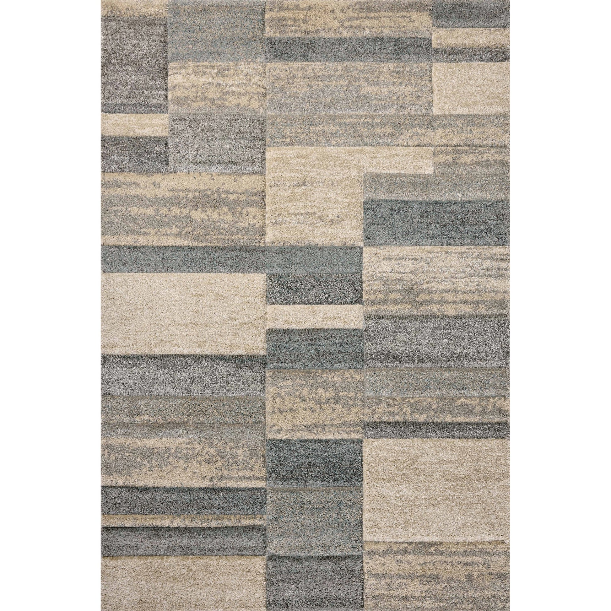 Silas SLA-07 Rug by Loloi in slate, sand. Made from 100% polypropylene in a unique style.