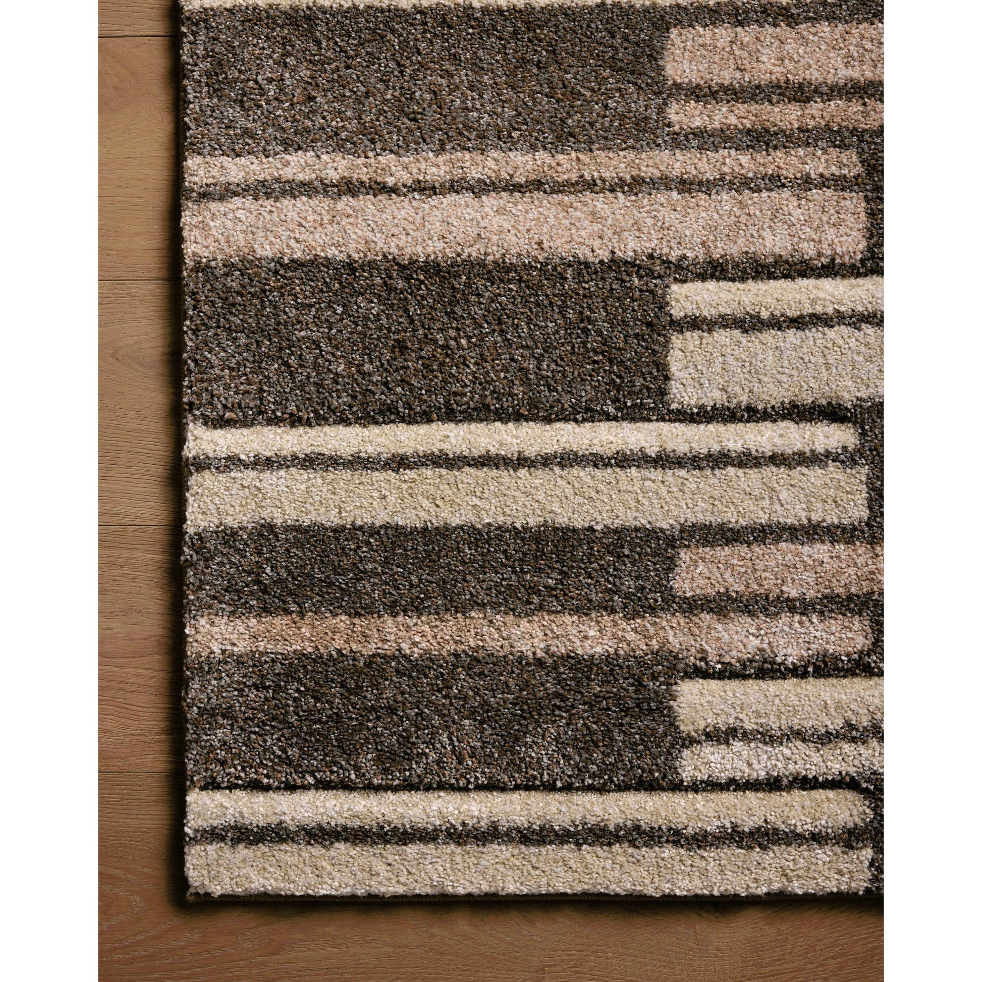 Silas SLA-08 Rug by Loloi in mocha, champagne. Made from 100% polypropylene in a unique style.