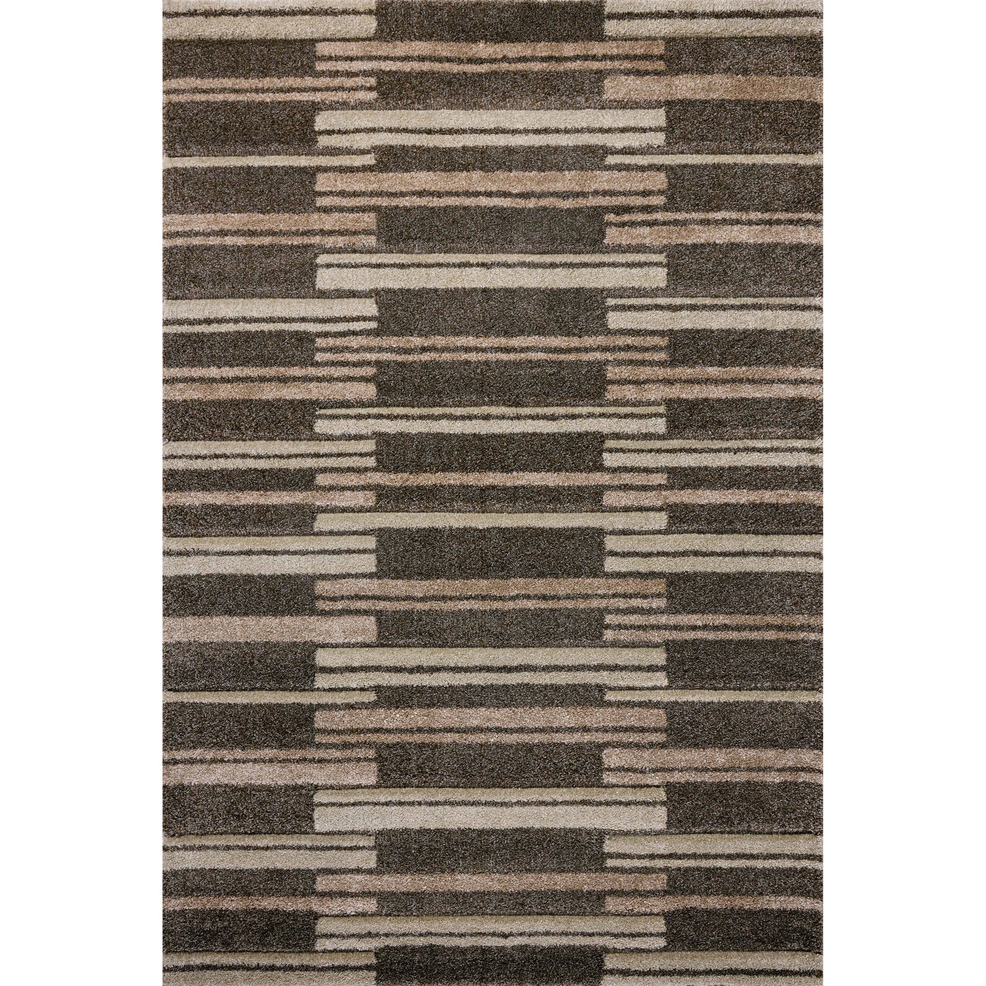 Silas SLA-08 Rug by Loloi in mocha, champagne. Made from 100% polypropylene in a unique style.