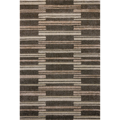 Silas SLA-08 Rug by Loloi in mocha, champagne. Made from 100% polypropylene in a unique style.