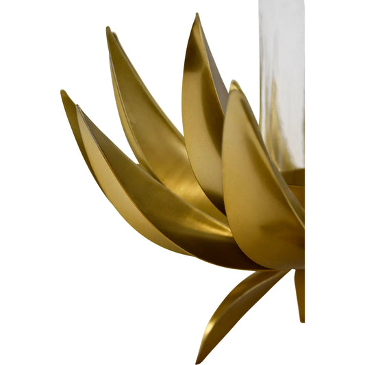 Sirius Palm Tree Hurricane by Worlds Away in antique brass. Made from unique in a coastal style.