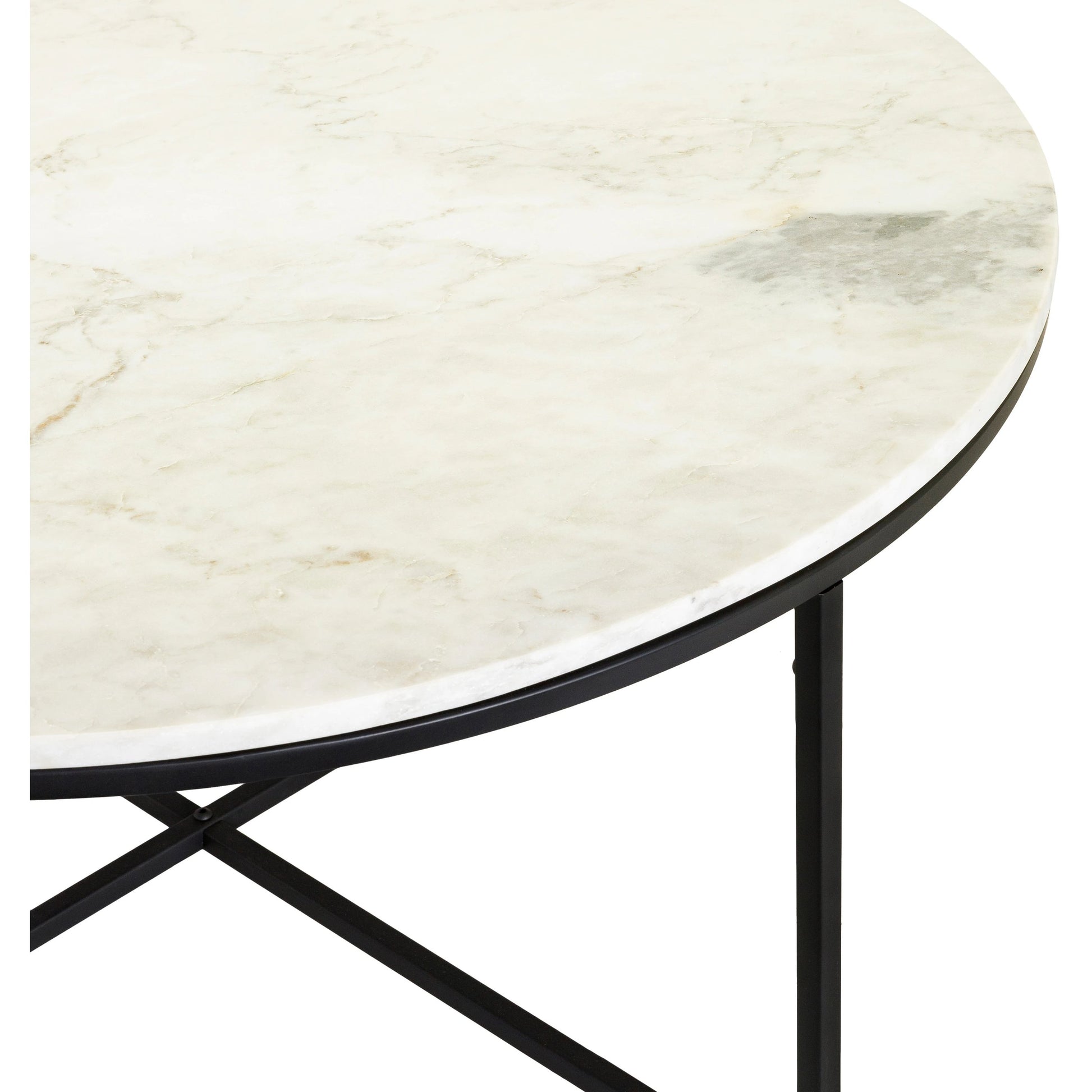Anastasia - 29300 by Livabliss in black and mattenatural. Made from top: marble, base: metal in a modern style.
