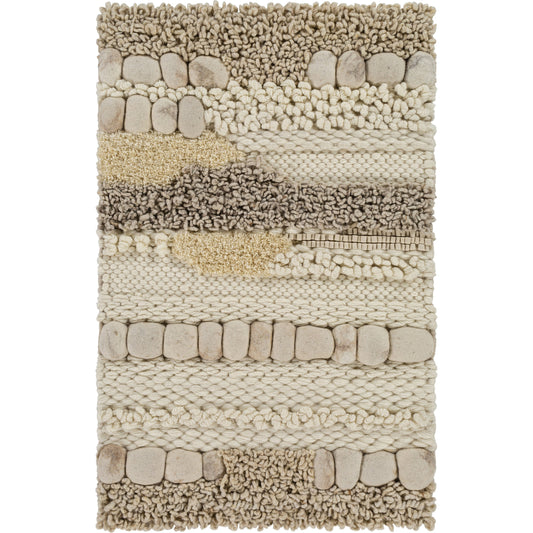 Summit II Rug - 23368 by Surya in ivory, wheat, light gray, light beige. Made from 100% wool in a unique style.