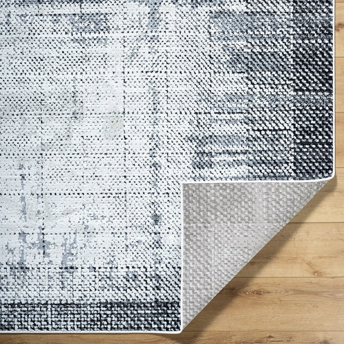 003 SI-2169018,SI-2169019 | Closeup | Siyah Rug - 537397 by Livabliss. Made from polyester, polypropylene in a unique style.