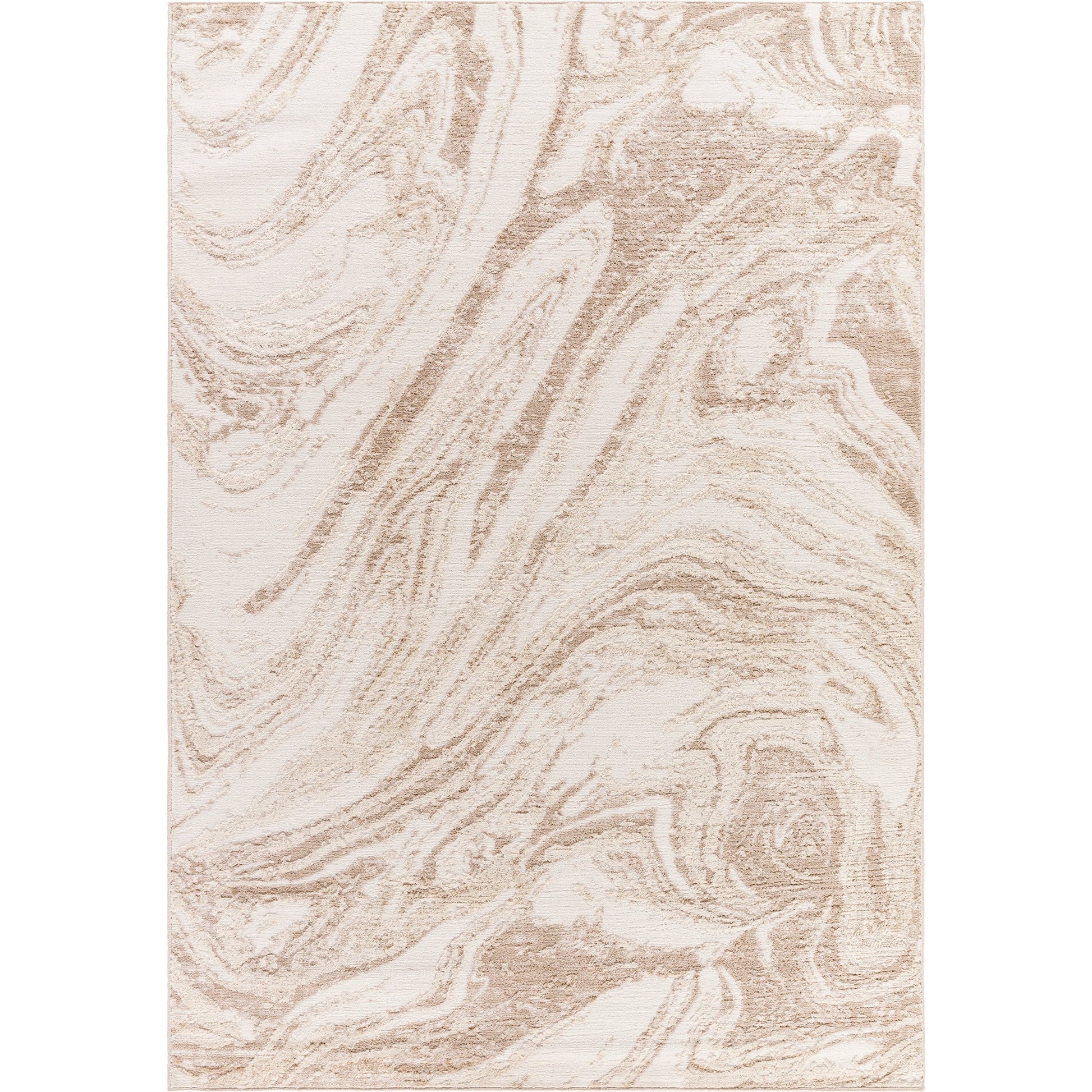 Siyah Rug - 537411 by Livabliss in light silver, ash, off-white. Made from polyester, polypropylene in a unique style.