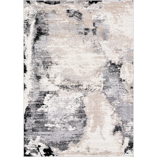 Siyah Rug - 537419 by Livabliss in light silver, ash, metallic - silver, sage. Made from polyester, polypropylene in a unique style.
