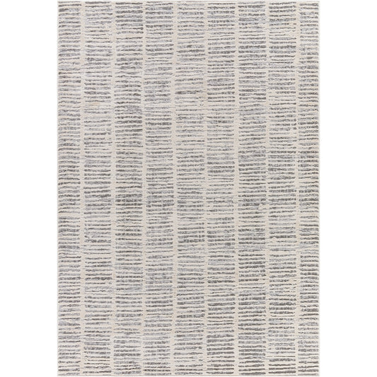 Siyah Rug - 537434 by Livabliss in light slate, gray, white. Made from polyester, polypropylene in a unique style.