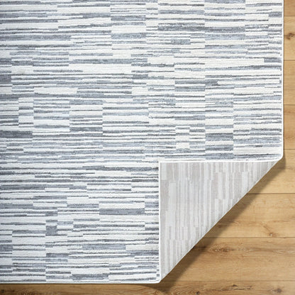 Siyah Rug - 537438 by Livabliss in light silver, metallic - silver, silver, ash, prairie dust. Made from polyester, polypropylene in a unique style.