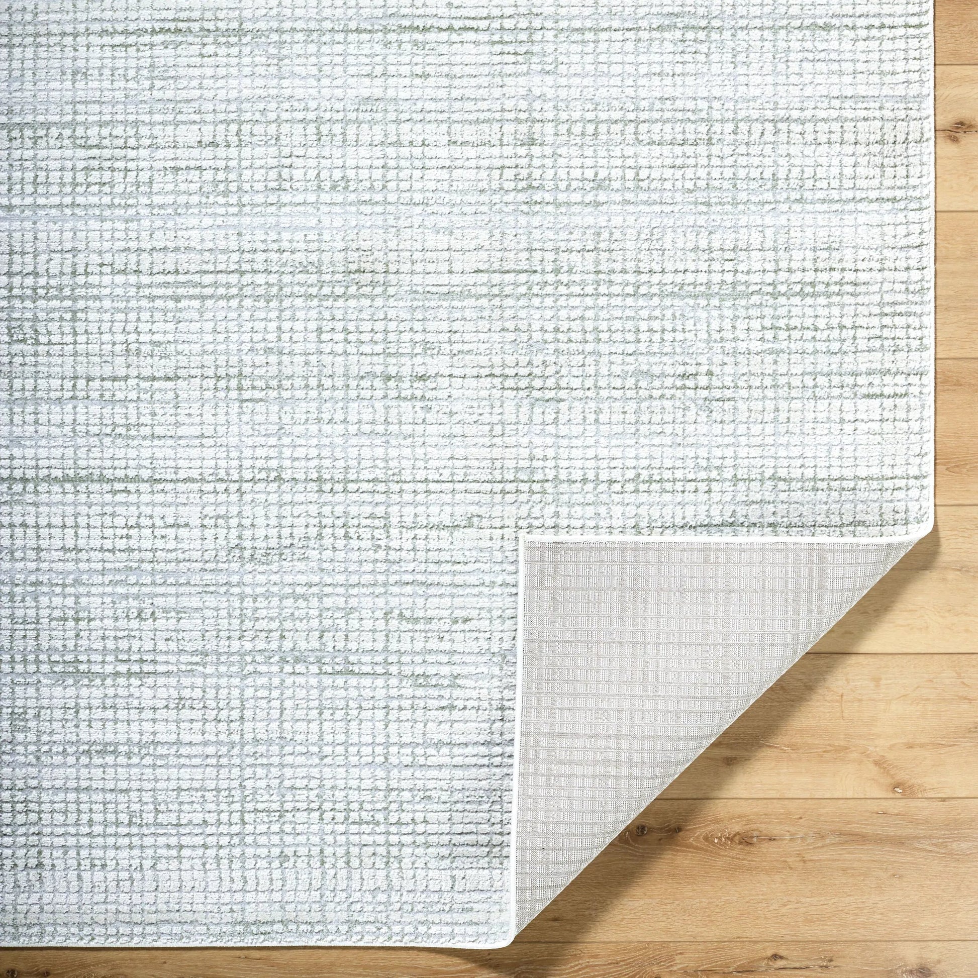 Siyah Rug - 537446 by Livabliss in light silver, ash, sterling grey, metallic - silver, prairie dust. Made from polyester, polypropylene in a unique style.