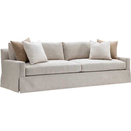 Sutton Fabric Sofa by Bernhardt in white, cream. Made from fabric in a unique style.