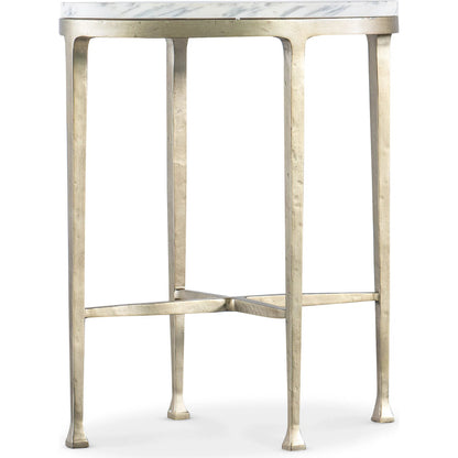 Jules Oval Drink Table by Hooker Furniture in champagne. Made from unique in a modern style.