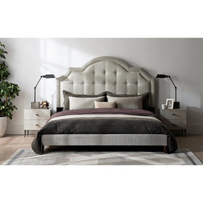 Zest Welt Upholstered Bed by Zest. Made from mdf, partical board in a modern style.