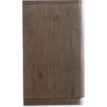 Outline Dresser by Bernhardt in cassel. Made from wood in a transitional style.