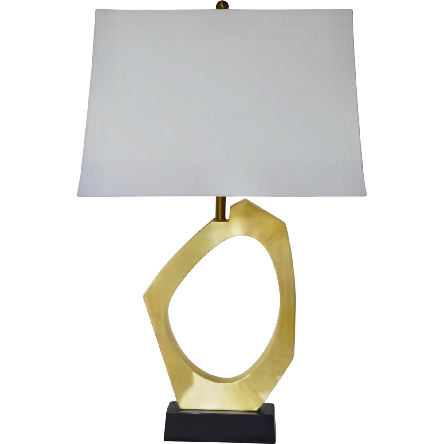 000 SI-2325240 | Primary Silo | Skye Celestial Lamp by LH Imports in brass, black, off white and brass. Made from iron, aluminium, cotton in a unique style.