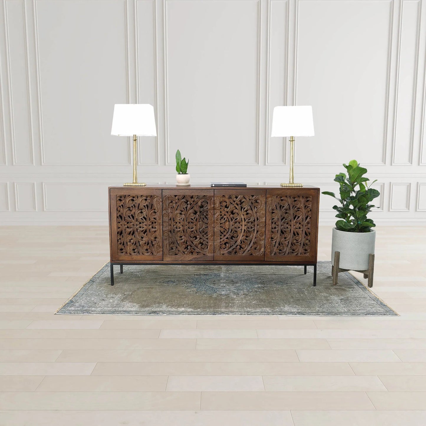 007 SI-2325250 | Lifestyle | Elite Table Lamp by LH Imports in brass, off white and antique brass. Made from aluminum, linen in a unique style.