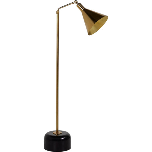 Lumia Floor Lamp by LH Imports in brass, black and brass, black. Made from iron in a unique style.