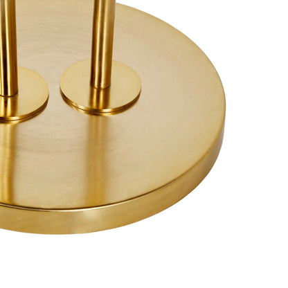 Elevate Floor Lamp by LH Imports in brass and antique brass. Made from iron in a unique style.